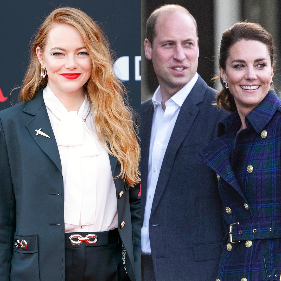 Emma Stone Is Royally Charmed By Kate Middleton and Prince William During Cruella Meeting - E! Online - NewsOpener Emma Stone Is Royally Charmed By Kate Middleton and Prince William During Cruella Meeting - E! Online